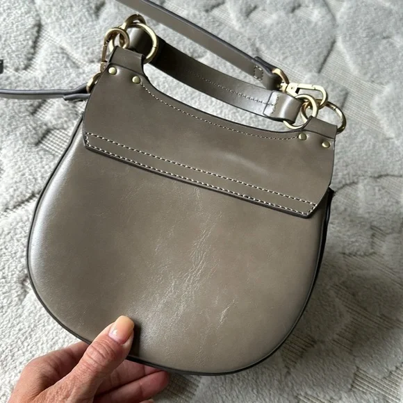 Zara Equestrian gray tassel crossbody bag - Picture 12 of 16